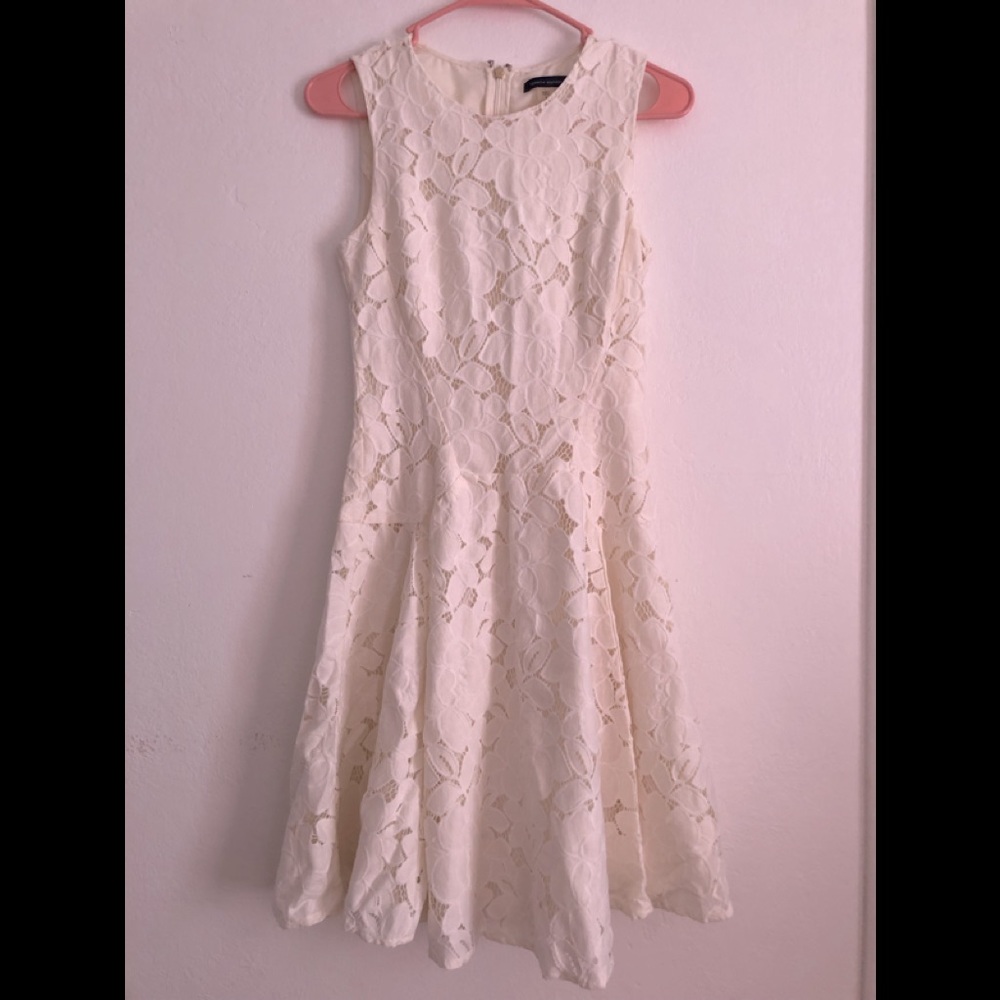 Tommy Hilfiger Floral Lace Fit and Flare Dress